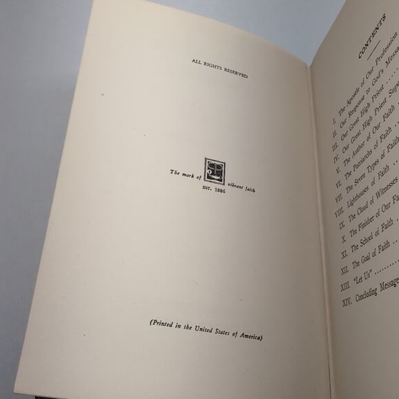 Christ In The Bible Series A.B. Simpson Hebrews Vintage Hardcover - Picture 3 of 10